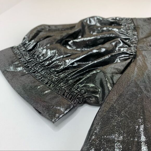 Current Air- Shirred Blouse (Platinum) - Picture 10 of 11